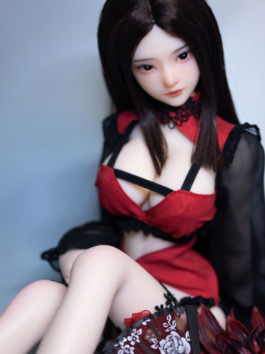 TEMTAS Sex Doll Full Size Super Soft Lifelike Doll Realistic Sinicone Doll 60CM Lan Mei