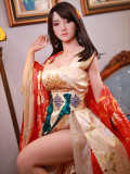TEMTAS Sex Doll Life Size Realistic Love Doll Soft Silicone Body 161CM Jingjin
