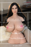 TEMTAS Sex Toy Love Doll Realistic Sex Doll Super Soft Lifelike Tpe Torso Big Breast 80CM