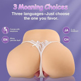 7.71LB Sucking Vibrating Lifelike Sex Doll Brown Male Masturbators Pocket Pussy Realistic Pussy Sex Toy Butt Toy Realistic Vagina Ass Toy Vagina Sex Toy Big Butt Sex Doll Men Realistic Ass Masturbator Fake Pussy Ass Flesh Toy Brown and flesh