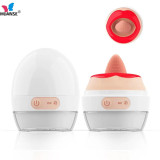 Toy Vibrator for Woman with 10 Modes 104℉ Adult Toys Rose Clitoral Vibrator Tongue Licking Vibrator Licking & Vibrating Nipples Clitoral Stimulator Rechargeable Adult Sex Toys for Women Couples