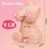 Sex Doll Male Masturbator, Lifelike Pocket Pussy ,Mini Love Doll Masturbator with Realistic Boobs Vagina& Anal, Male Sex Toys for Men Masturbation and Orgasm 3D Textured Pussy and Anal Channel Soft Boobs, Mens Adult Toys Sex Dolls Pussy