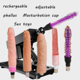 Adjustable sex machine, connector love machine male and female masturbation insert machine pump gun, sex toy male masturbation cup automatic machine gun adult toy device with realistic dildo automatic machine masturbation cup sex vibrator gun machine