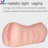 Men's non-fully automatic dildo retractable hand-free true yin virginity clip suck sex toys for men sex toys
