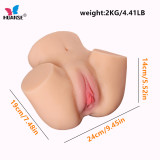 Sex Toys 4.4LB Vibrating Sex Doll - Male Sex Toy for Men Automatic Mens Pocket Pussy Masturbators Fleshy Stroker Sex Dolls Adult Toys Hands Free 3D Lifelike Soft Butt Vagina Anal Toy Sex Doll Male Masturbators