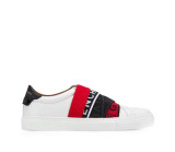 Givenchy Sneakers In Leather With Webbing Luxury Designer Shoes Fashion Top Quality 1:1 Destiny Italy Craft Slide
