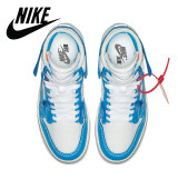 NIKE AIR Jordan 1 OFF-WHITE Mid Sneaker Luxury Designer Shoes