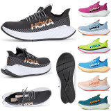 2023 HOKA ONE ONE Clifton Athletic Shoes Runner Hokas Carbon X3 Triple Black White Light Blue Outdoor Sports Designer Trainers Lifestyle Shock Absorption Size 36-45