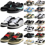 Top Quality 1:1  NIKE AIR Jordan 1 Low Og Sneaker Luxury Designer Fashion AJ1 Destiny Italy Craft