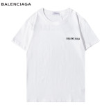 Balenciaga Designer oversize front and back LOGO letter printing short-sleeved men and women couple t-shirts