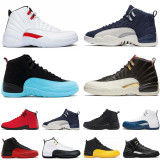NIKE AIR Jordan 12 Retro Basketball shoes Luxury Designer Sneaker Jumpman AJ12 Shoes