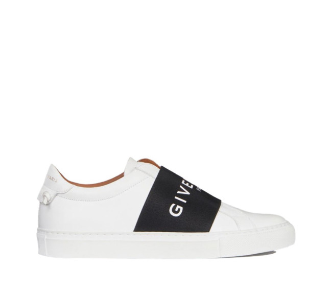 Givenchy Sneakers In Leather With Webbing Luxury Designer Shoes Fashion Top Quality 1:1 Destiny Italy Craft Slide