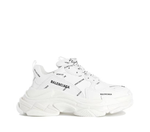 Balenciaga Fashion Top Quality 1:1 Destiny Italy Craft Designer Allover Logo Triple S Sneaker Double Foam And Mesh Running slide Grm Shoe Luxury Designer Shoes