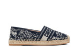 Dior Designer GRANVILLE ESPADRILLE Mizza Embroidered Cotton and Metallic Thread Luxury Designer Shoes Fashion Top Quality 1:1 Destiny Italy Craft