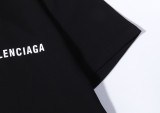 Balenciaga Designer oversize front and back LOGO letter printing short-sleeved men and women couple t-shirts