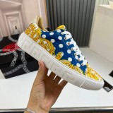 Versace casual sneakers couple shoes