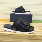 Dior ALPHA SANDAL Beige and Black Oblique Jacquard