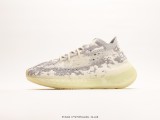 Adidas Yeezy 380 Boost Coconut 380 Blue Oat Blue Brown Q47306 Large Grain Popcorn