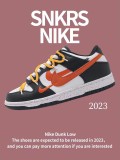Nike SB Dunk Low Sneakers White/Black Brown dunk series low-top casual sports skateboard shoes canvas cloud pattern white rice dumpling powder cashew nut flower