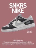 Nike SB Dunk Low Sneakers White/Black Brown dunk series low-top casual sports skateboard shoes canvas cloud pattern white rice dumpling powder cashew nut flower