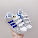 Adidas Shell Toe Velcro Children's Shoes Kids Shoes