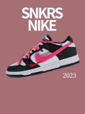 Nike SB Dunk Low Sneakers White/Black Brown dunk series low-top casual sports skateboard shoes canvas cloud pattern white rice dumpling powder cashew nut flower