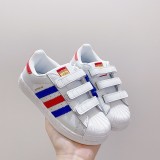 Adidas Shell Toe Velcro Children's Shoes Kids Shoes