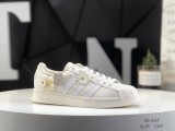 Adidas Clover Originals Superstar Shell Head Classic Versatile Casual Sports Shoes