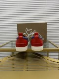 Christian Louboutin couple casual sneakers Rivet sports casual shoes couple style red bottom shoes