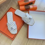 Hermes Sandals Summer Dopamine Alphabet H Slippers