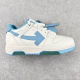 High quality Off-White Out of Office Sneakers Black and White Raw Rubber Low Top Retro Casual Shoes