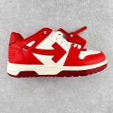 High quality Off-White Out of Office Sneakers Black and White Raw Rubber Low Top Retro Casual Shoes