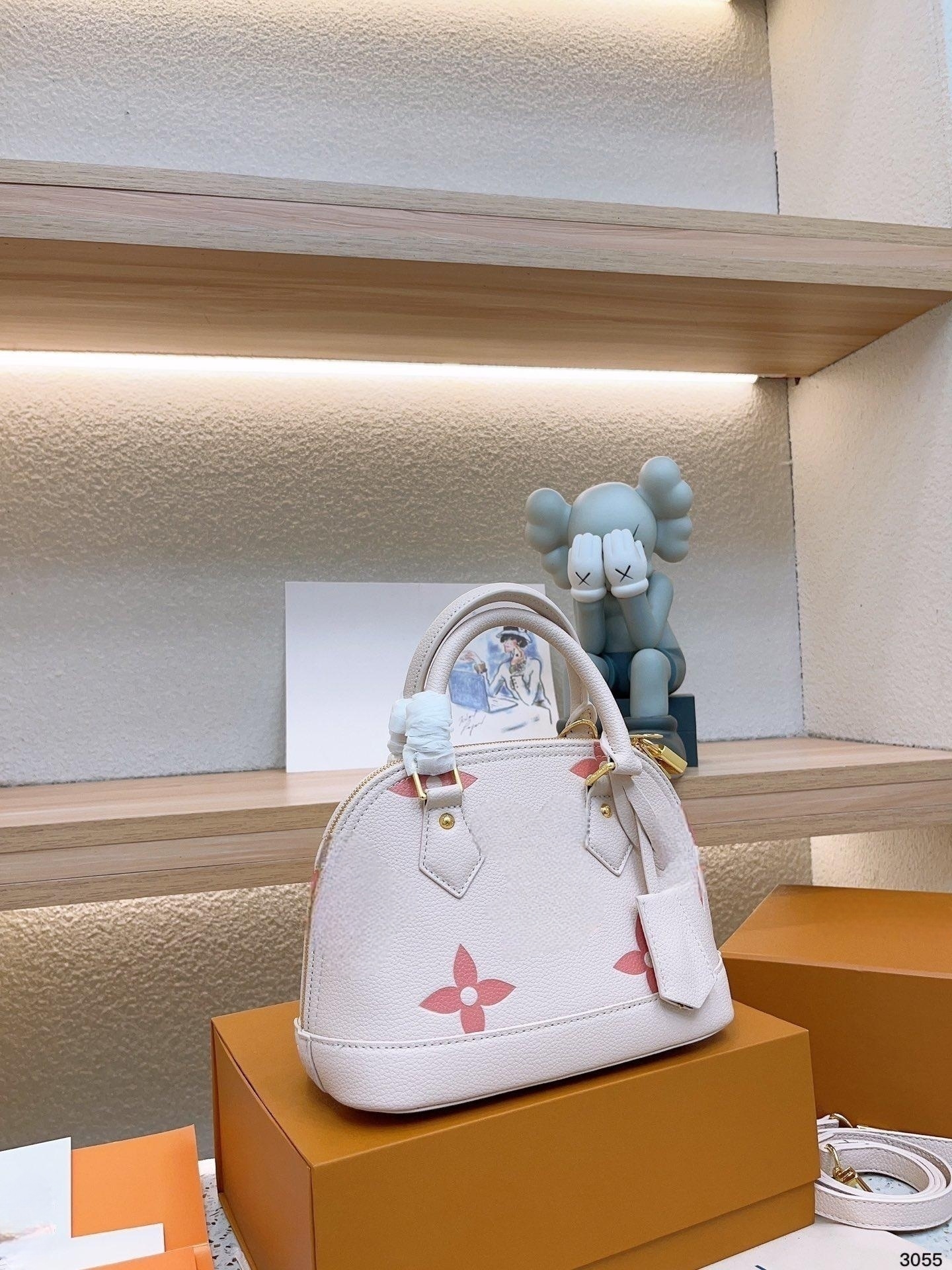 Fashion Designer Brand Embossed Shell Bag