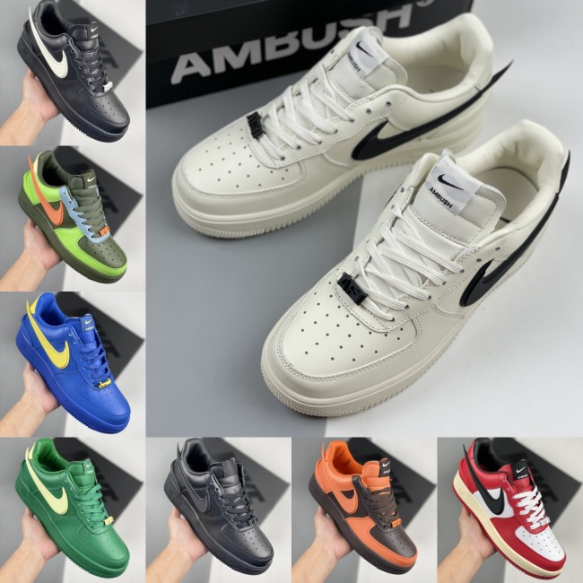 Ambush x Nike Air Force 1'07 Low  Phantom  Joint Model Air Force 1 Low Top Casual Sneakers