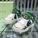 OFF WHITE OW FW Yellow Ribbon White Arrow Black High Top Trendy Shoes
