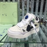 OFF WHITE OW FW Yellow Ribbon White Arrow Black High Top Trendy Shoes