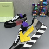OFF WHITE Mens OW FW Yellow Ribbon White Arrow Black Trendy Shoes