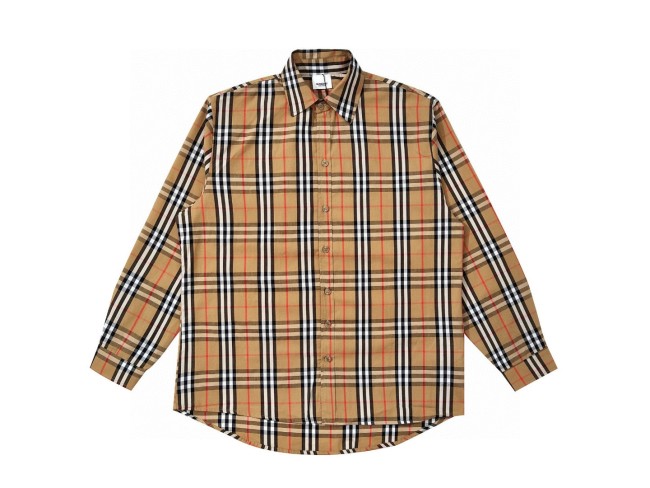 Burberry Classic Plaid Long Sleeve Shirt