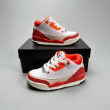 NIKE KIDS AIR Jordan 3 Retro Basketball shoes Luxury Designer Sneaker Jumpman Children's AJ3 Shoes