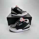 NIKE KIDS AIR Jordan 3 Retro Basketball shoes Luxury Designer Sneaker Jumpman Children's AJ3 Shoes