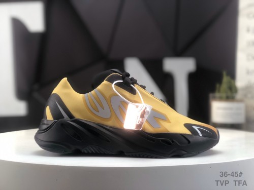 Kanye West x Adidas Yeezy 700 Runner V1 series popcorn midsole increased retro versatile casual sports jogging shoes