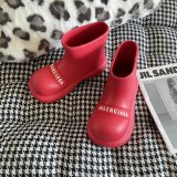 Balenciaga 2023ss Autumn and Winter New Rain Boots Series Baby Head Letter Rain Boots