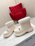 Balenciaga 2023ss Autumn and Winter New Rain Boots Series Baby Head Letter Rain Boots