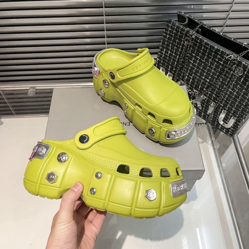 Balenciaga thick-soled large-toe shoes slippers sandals