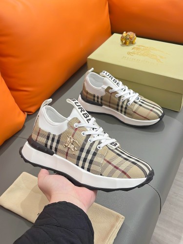 BURBERRY casual shoes fashionable canvas shoes sneakers