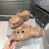 Balenciaga thick-soled large-toe shoes slippers sandals