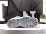 Nike SB Dunk Low Sneakers White/Black Brown dunk series low-top casual sports skateboard shoes canvas cloud pattern white rice dumpling powder cashew nut flower