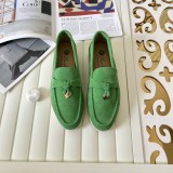 2024 LORO PLANA Italy top luxury LP couple cowhide loafers leather shoes