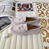 2024 LORO PLANA Italy top luxury LP couple cowhide loafers leather shoes
