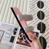 2024 Alexander Wang platform wooden slippers